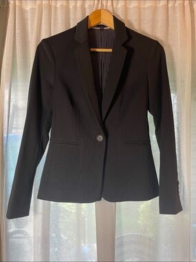 Express Black Single-Button Women's Blazer
